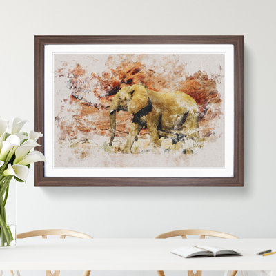 Elephant Vol.6 Watercolour - Picture Frame Graphic Art
