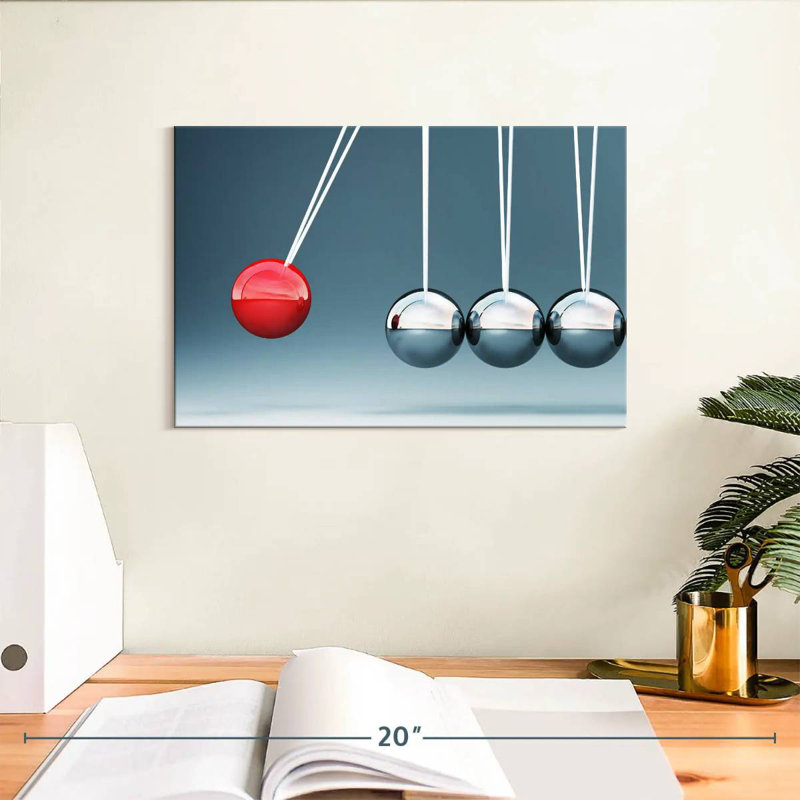 Keiri Newton's Cradle Spheres, 8" H x 12" W