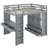Jashay Kids Full Loft Bed with Drawers-56500772