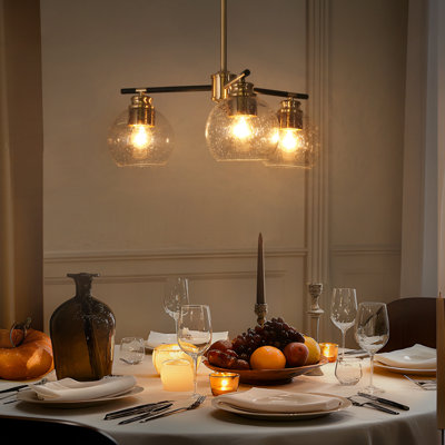 Jaspriya 3 - Light Dimmable Globe Chandelier