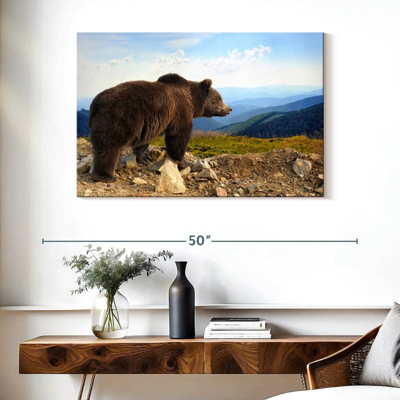 Crowle Mountain Bear, H 26 po x l 39 po