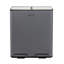 Atonya Steel Step On Multi-Compartment Rubbish & Recycling Bin - 40L-1270469939