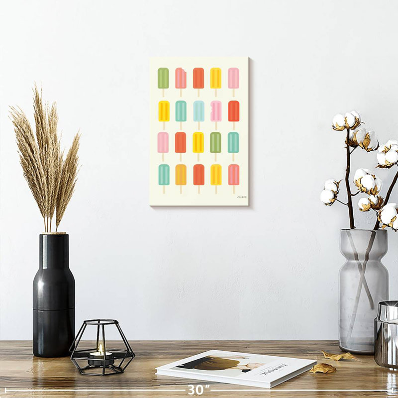 Yarlin Colorful Popsicles, 30" H x 20" W