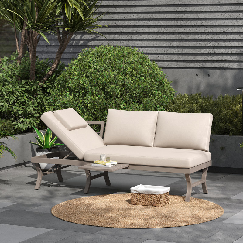 3 - Person Seating Group With Cushions, Beige