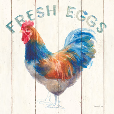 Poule à œufs frais