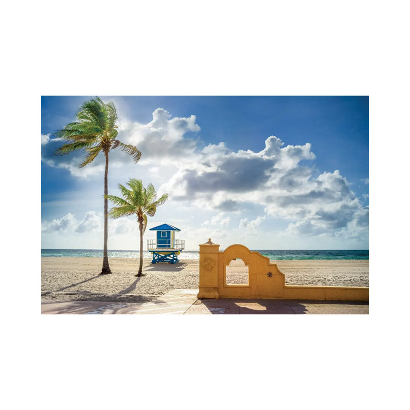 Florida Mornings by Susanne Kremer - Wrapped Canvas Painting, 20.32cm H x 30.48cm W