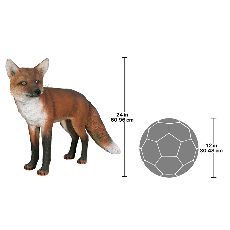 European Fox Statue