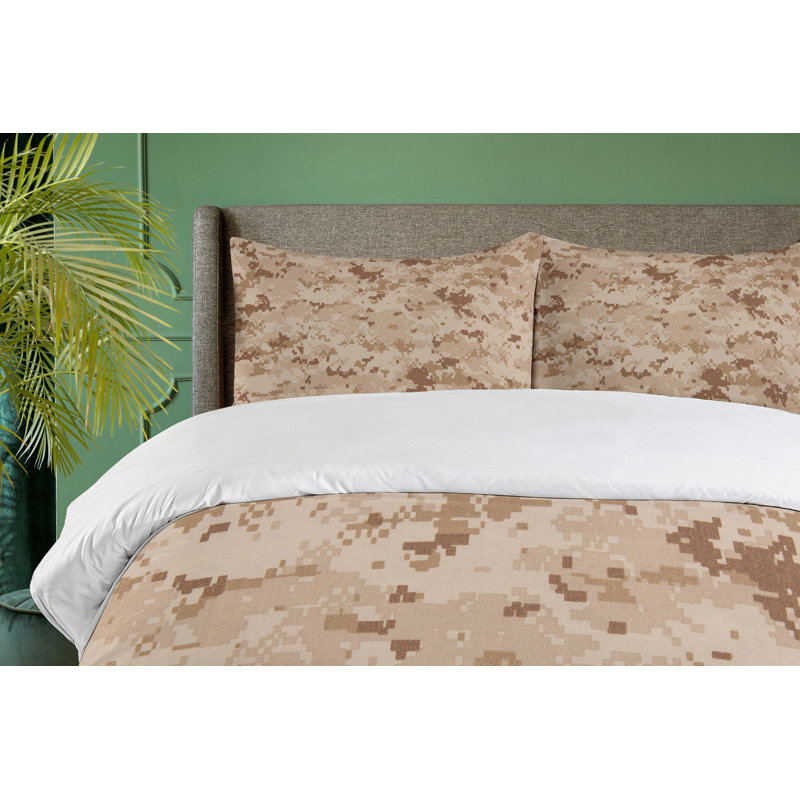 Camo Eclectic Camouflage Duvet Cover, Twin