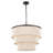 24" 5-Light Tiered Rope Drum Chandelier-393729667
