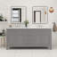 Nayson 72'' Double Sink Freestanding Bathroom Vanity with Engineered Stone Top-1662355042