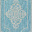 Tapis intérieur / extérieur beige / turquoise Arneshia-6548812