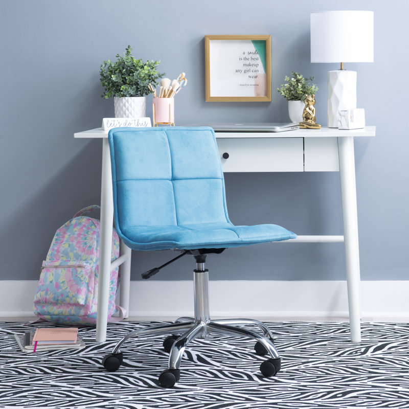 Chaise de travail Cates, Bleu