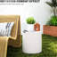 Table légère, blanc crème, style, pieds réglables, table polyvalente avec texture et polyvalente, 4 coussins pour la salle de jeux