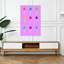 Impression d'art mural géométrique «Lollipops Rainbow Grid»-129899481