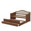 Lit de jour simple avec lit gigogne, lit de jour simple avec 2 tiroirs de rangement-1600255304