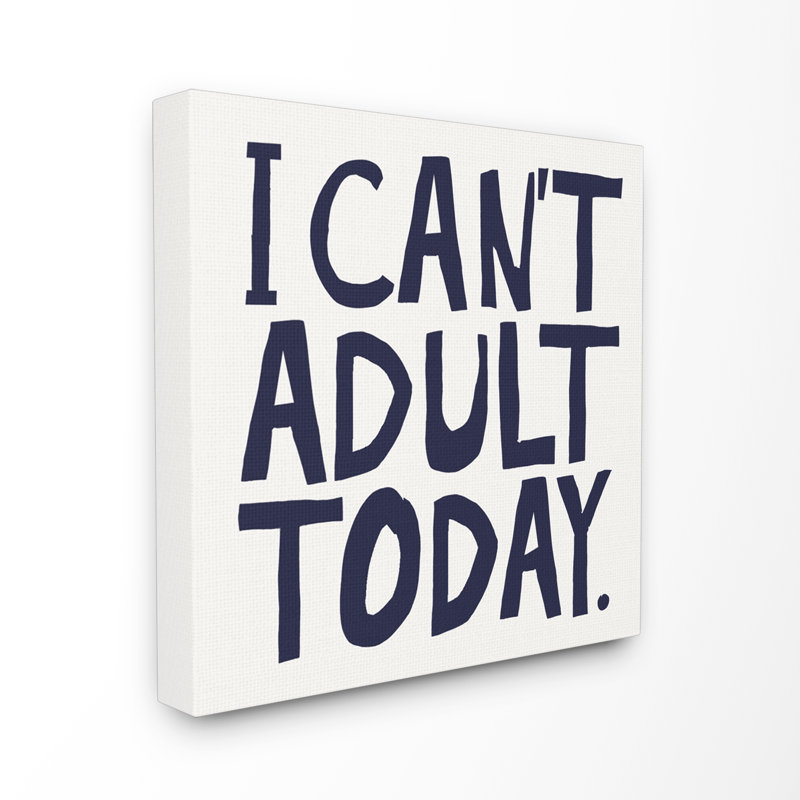 « i not impossible, typographie today », impression, Toile tendue, H 17 po x l 17 po x P 1,5 po