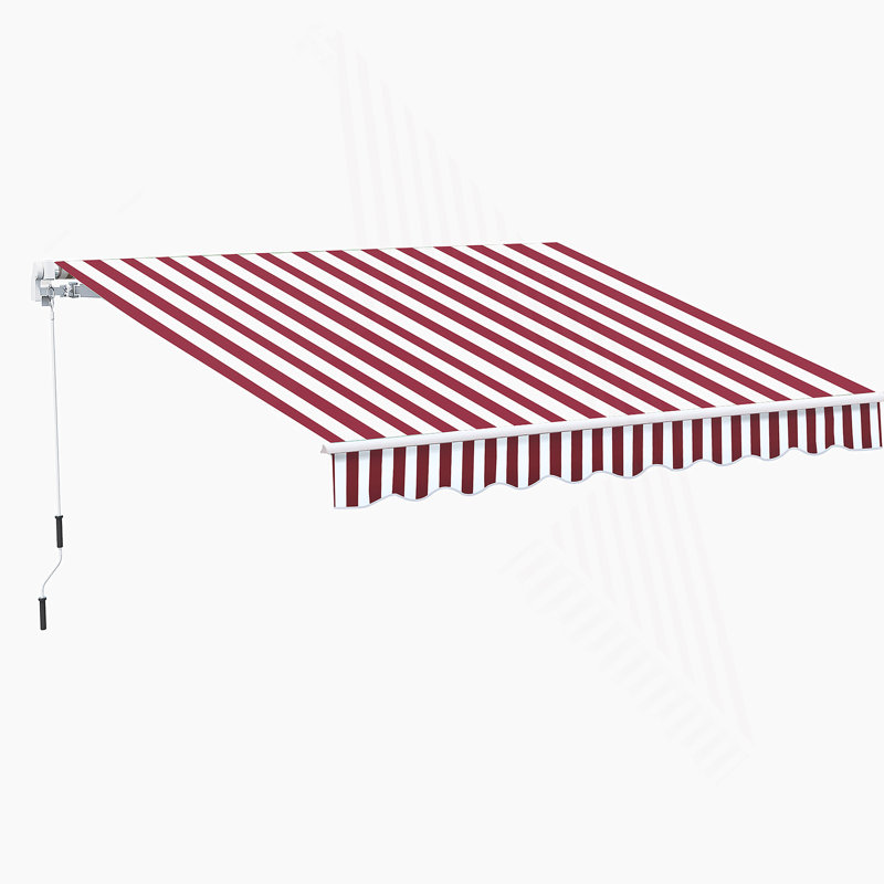 Auvent de patio rétractable polyvalent pour une protection et un style extérieurs, Beige, H 0,2 po x l 10 po x P 8 po