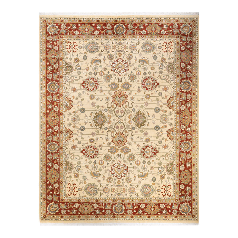 Classic One-of-a-Kind 9' 2" X 12' 2" Hand Knotted Area Rug