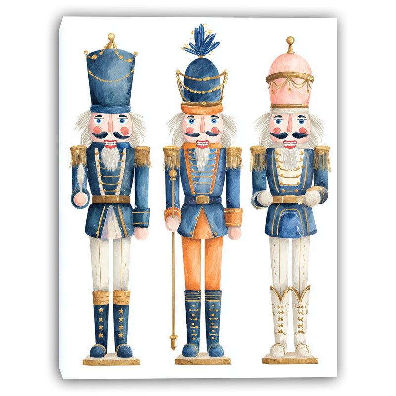 Festive Nutcracker Trio, H 16 po x l 12 po