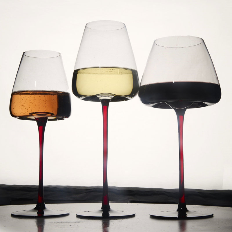 Extra Large Concave Wine Glasses , 24oz