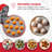 Holstein Housewares 0 in. Round Non Stick Rotating Double Cake Pop Maker Waffle Maker-80807754