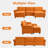 Shugar Solid and Manufactured Wood U-Shaped Sectional -110188849