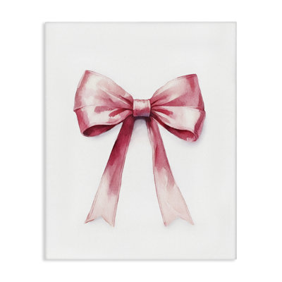 «Delicate Pink Bow Canvas» par Amanda Greenwood