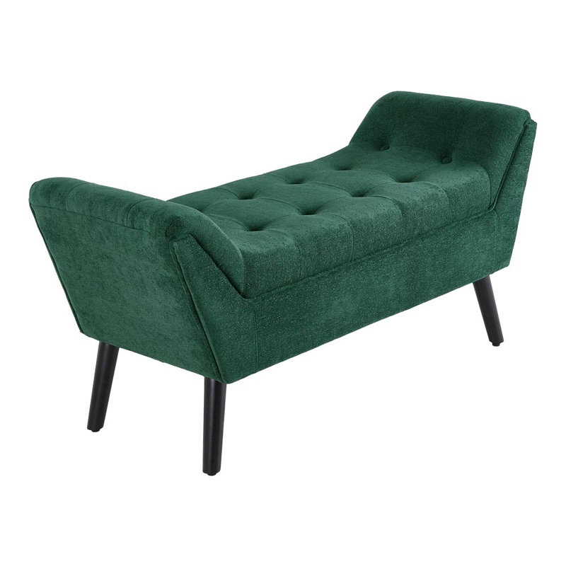 Guntersville Linen Bench, Green