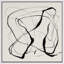 Graffiti Black Ribbon Line Collage Abstract Shapes Modern Art Decorative Contemporary Minimal, impression sur toile-276900986-276900987