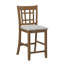 Ensemble de salle à manger moderne à hauteur de comptoir moderne avec table extensible et base de rangement-1856466244