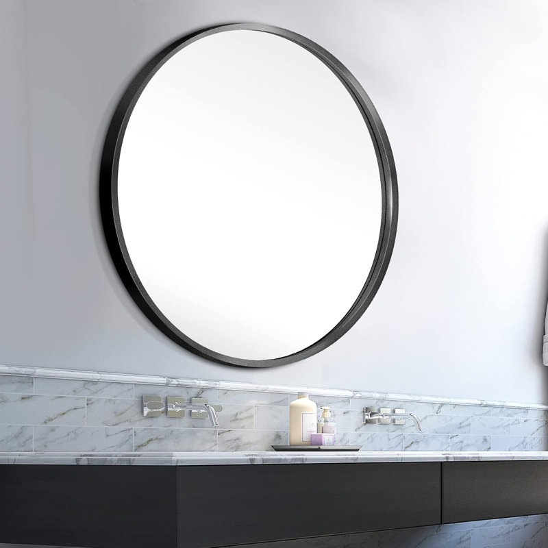 NATURAL WONDER Onesto Round Wall Mirror, Decorative Mirror