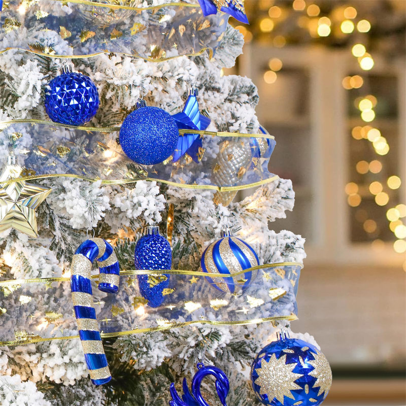 Holiday Shaped Ornament, Blue