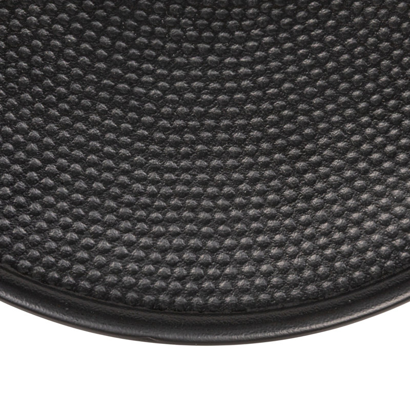 Alexander Hammered Metal Table, Black, Black