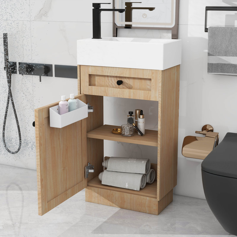 Tablette de meuble-lavabo réversible 18,5 po