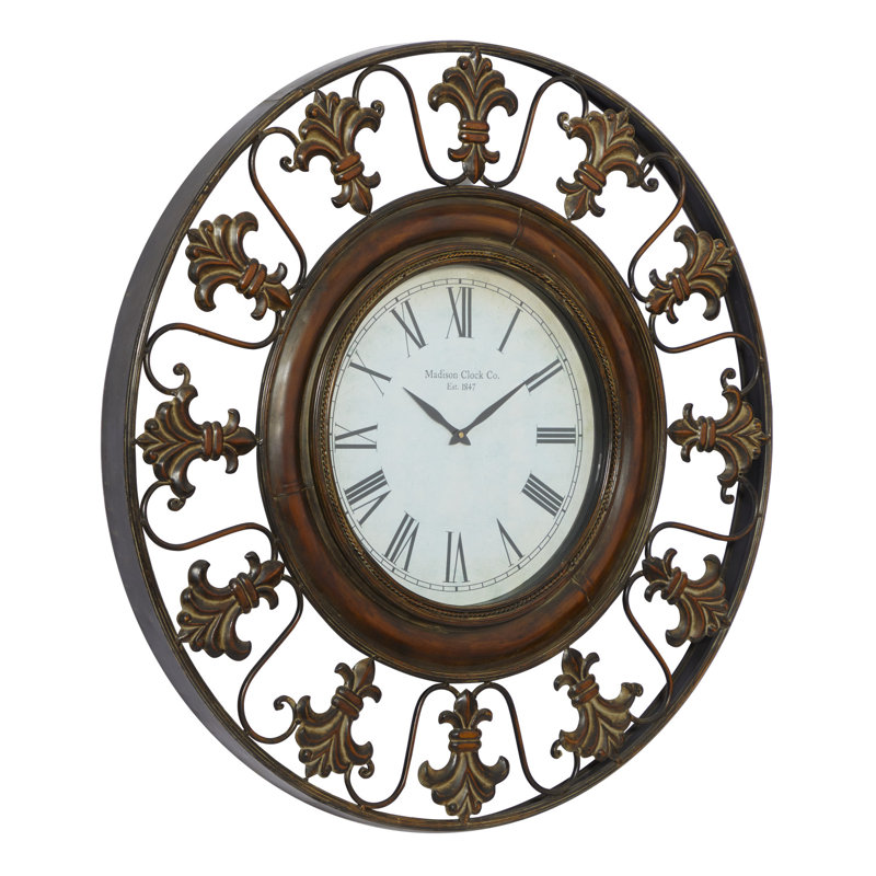 Alyssaann Metal Wall Clock
