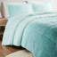 Édredon ombré en fausse fourrure pour lit simple / simple TG, chaud et confortable