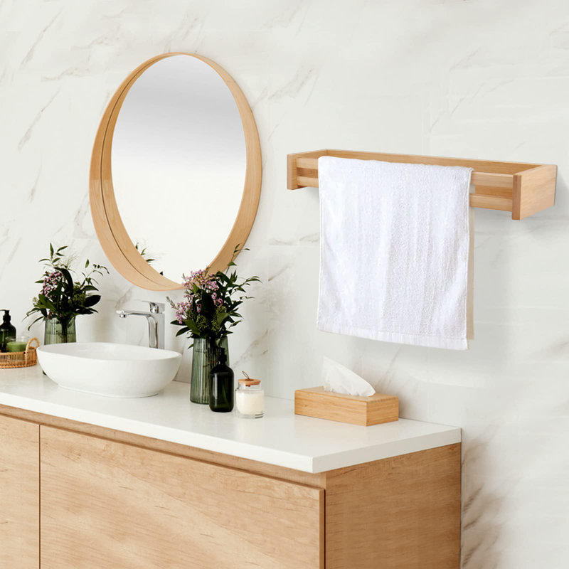 Landon 43cm Wood 1 Wall Towel Bar