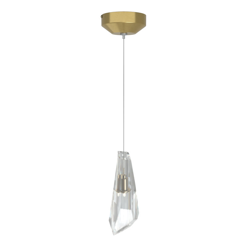 Luma 1 - Light Pendant, Modern Brass