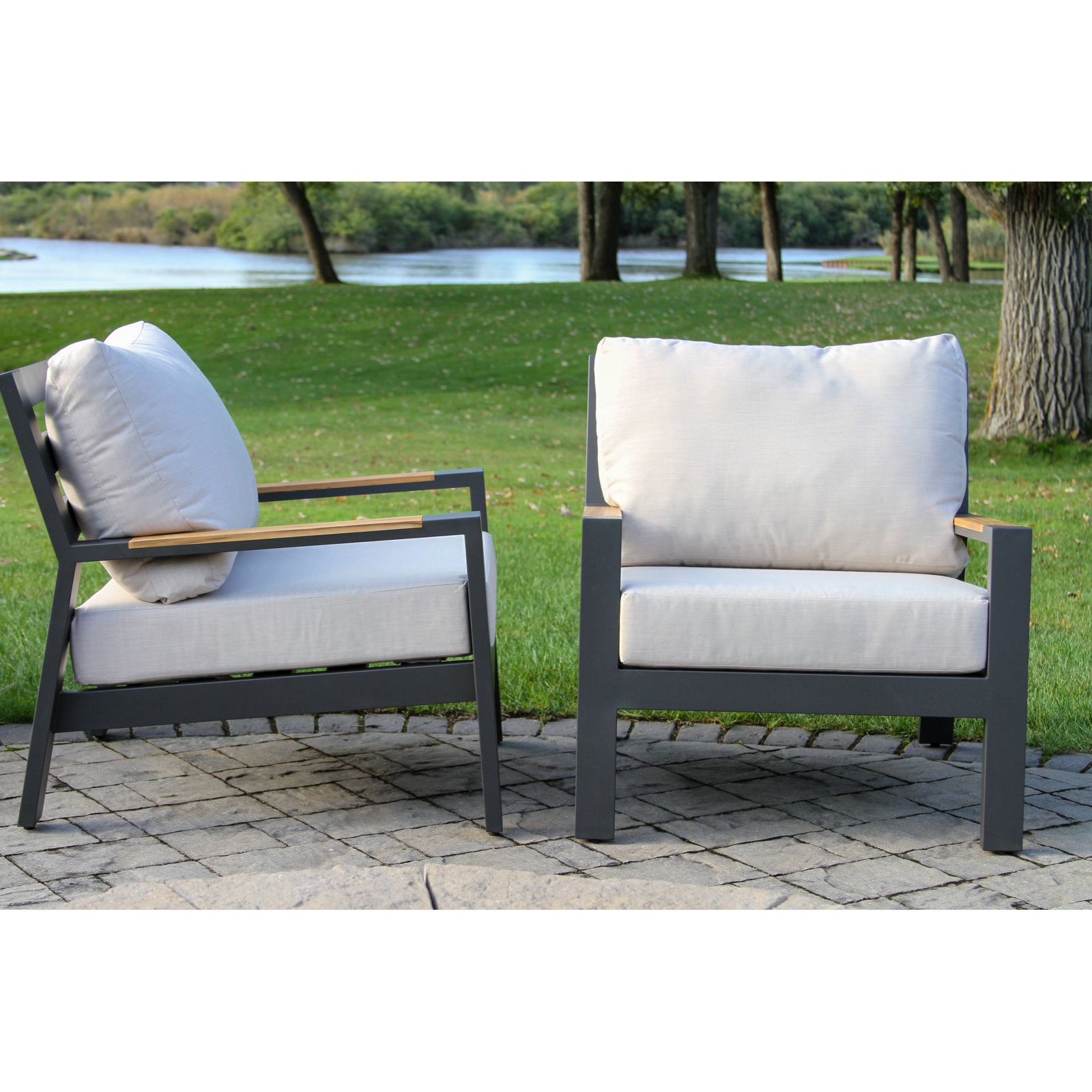 Jayton 2-Person Sunbrella® Patio Seating Group