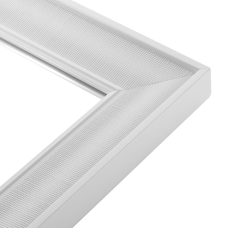 Han Plastic Flat Leaning Mirror, 142 cm H x 52 cm W, White