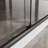 Double Sliding Glass Shower Door 60" W X 72" H Aluminum Framed Shower Enclosure With SGCC Clear Tempered Glass, Stainless Steel Hardware