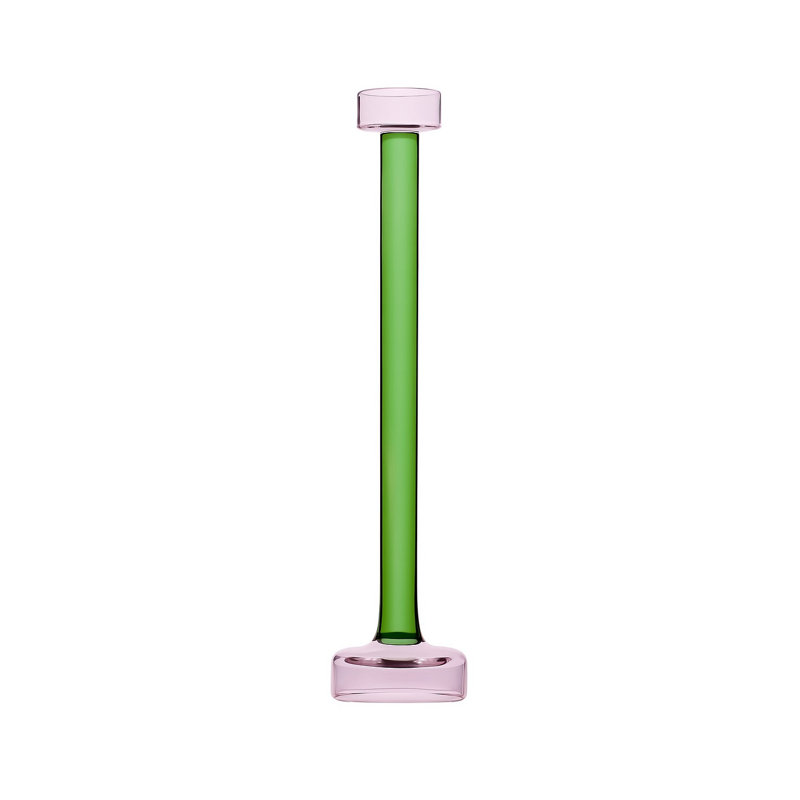Bougeoir Montana, H 10,5 po x l 3 po x P 3 po, Vert