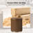 Henderson Modern Fluted End Table with Hidden Storage Function-333754170