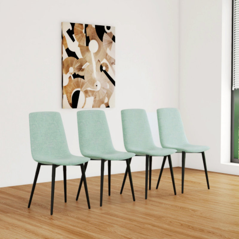 Ensemble de table de salle à manger et chaise de salle à manger, ensemble de table de cuisine en bois avec base en métal