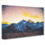 Pink Sky Over The Mountain Top - Wrapped Canvas-55325029