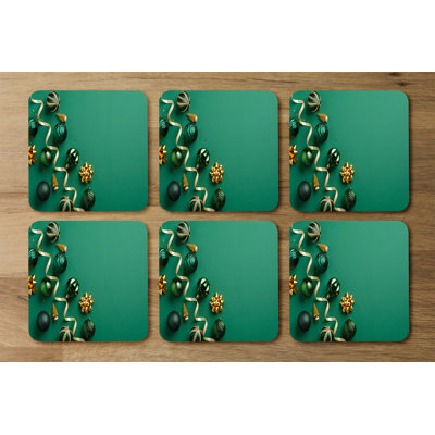 Square 6 Piece Coaster Set