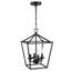 Lustre géométrique à 4 lumières Duward-1232196163