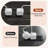 Travison Nightstands Set of 2 with Charging Station, Bedside Tables With 2 Drawers and Open Shelf, USB Ports And Outlets-1608618312-1608618326