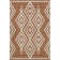 Premium Machine Washable Prisco Terracotta Rug