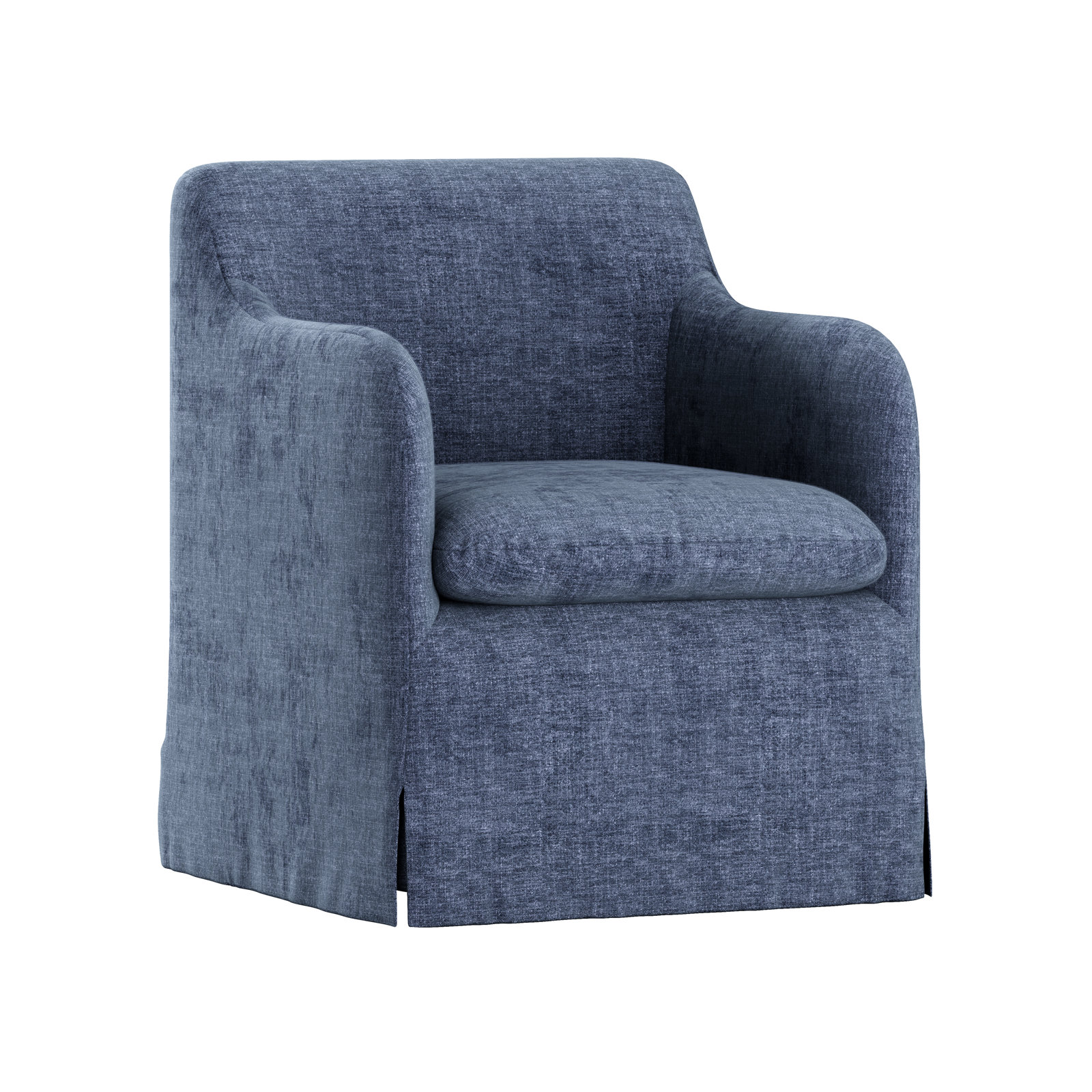 Wellings Upholstered Arm Chair, Slate Blue